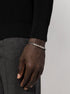 Pulsera de cadena tipo cuerda con detalles de diamantes